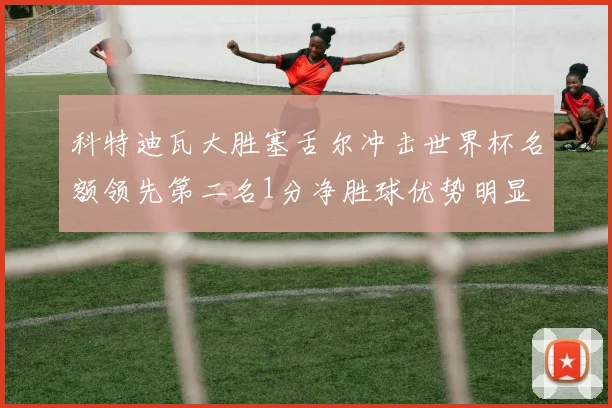 科特迪瓦大胜塞舌尔冲击世界杯名额领先第二名1分净胜球优势明显